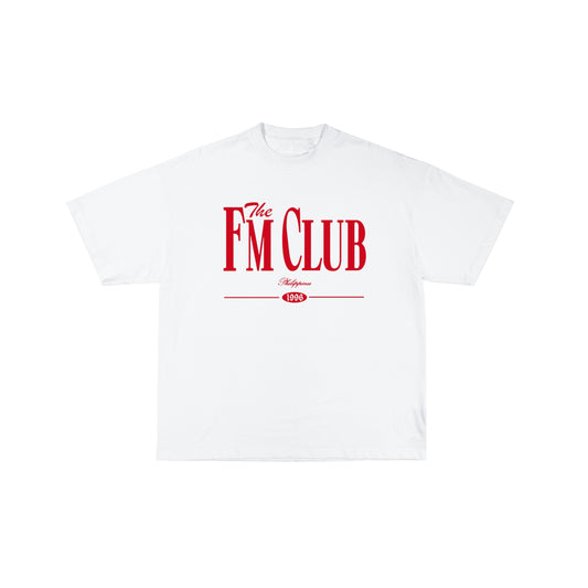 THE FM CLUB 1996 OVERSIZED TEE (WHITE - RED)